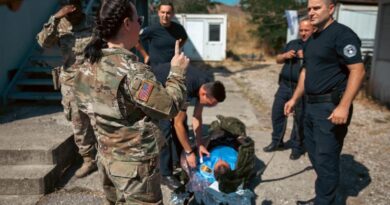 Ushtarët amerikanë dhe Policia e Kosovës zhvillojnë trajnim pesë ditor për Shpëtimin e Jetës në Luftë