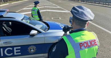 Policia shqipton 2150 gjoba – Raportohen mbi 80 aksidente trafiku