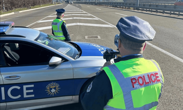 Policia shqipton 2150 gjoba – Raportohen mbi 80 aksidente trafiku