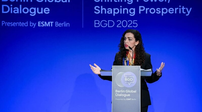 Osmani thotë se qëllimi i vizitës së saj në Berlin ishte për ta afruar Kosovën me BE-në