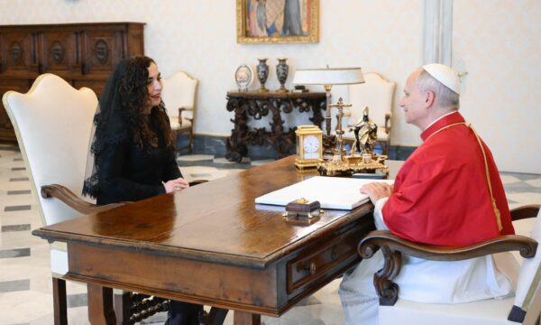 Audienca te Papa, Osmani: E ftova për vizitë, shpresojmë për njohjen e shumëpritur nga Selia e Shenjtë