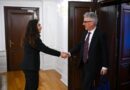 Ambasadori gjerman takohet me Osmanin: Kishim bashkëpunim të shkëlqyeshëm, urimet më të ngrohta për angazhimet e ardhshme