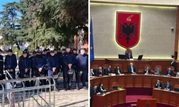 PS rrëzon me 82 vota kërkesën e SPAK për arrestimin e Ballukut, opozita protestoi jashtë Parlamentit