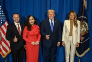 Melania Trump e fton Zotërinë e Parë, Prindon Sadriun në Shtëpinë e Bardhë për takimin inaugurues të “Fostering the Future Together”