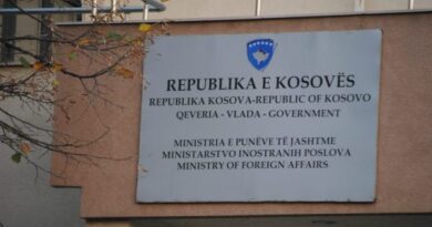 Në ambasadën e Kosovës në Berlin vendosen mbishkrime me përmbajtje shoviniste serbe, deklarohet MPJD