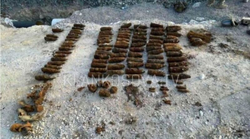 FSK, Policia dhe KFOR-i largojnë 91 predha të Luftës së Dytë Botërore në Vushtrri