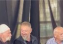 Rifat Jashari, Sami Lushtaku e Jetullah Geci pranë njëri-tjetrit, presin ngushëllime për Sahit Jasharin