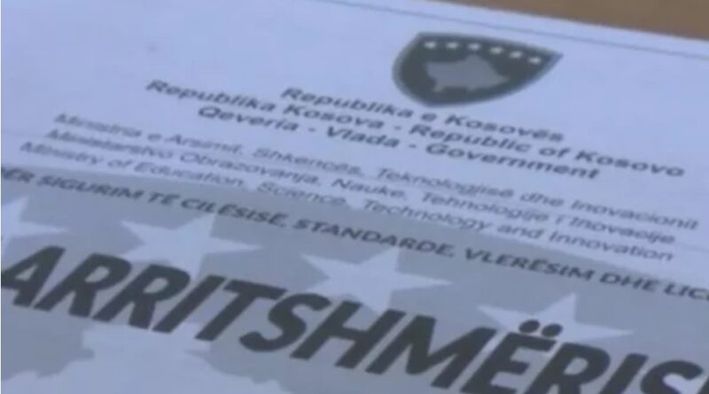 Testin e Arritshmërisë e kalojnë 48.35% e nxënësve, rezultatet më të mira në gjuhën angleze