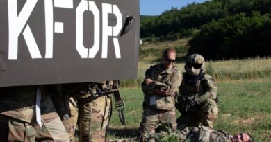 KFOR-i zhvillon stërvitje ajrore pranë Bondsteelit