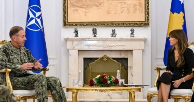 Haxhiu pret në takim admiralin Wikoff: Anëtarësimi në NATO mbetet synimi ynë strategjik